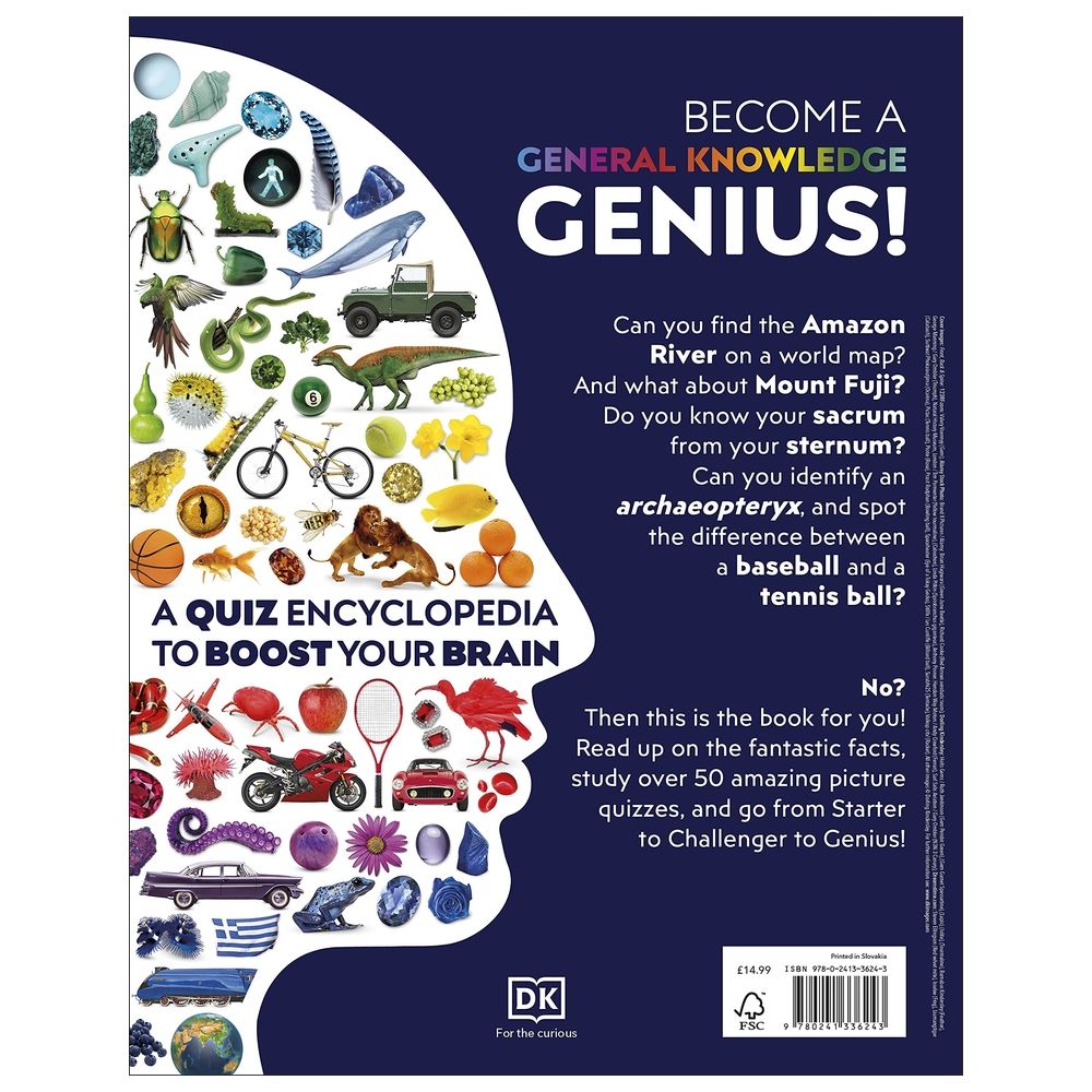  كتاب general knowledge genius!: a quiz encyclopedia to boost your brain