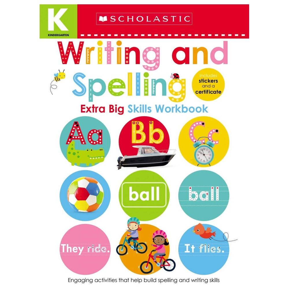 Kindergarten Extra Big Skills Workbook: Writing And Spelling