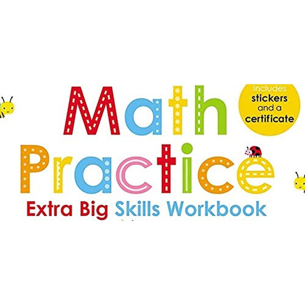 كتاب تمارين Math Practice Kindergarten Extra Big Skills Workbook