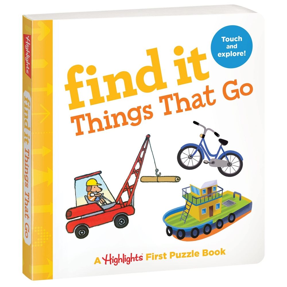  كتاب find it things that go: baby's first puzzle book