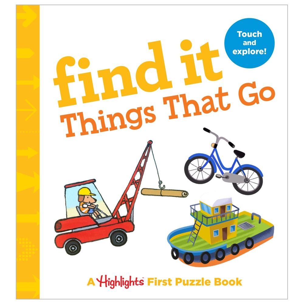  كتاب find it things that go: baby's first puzzle book