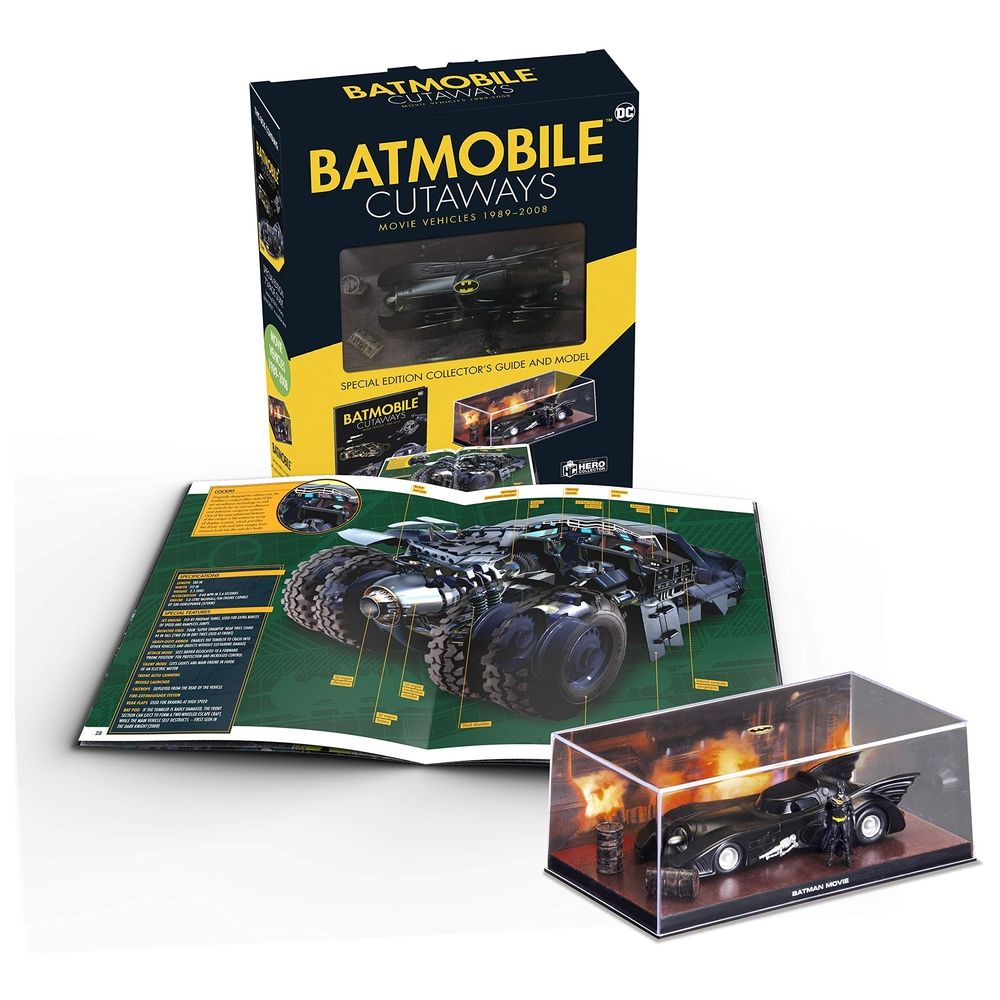  كتاب batmobile cutaways: the movie vehicles 1989-2012 plus collectible