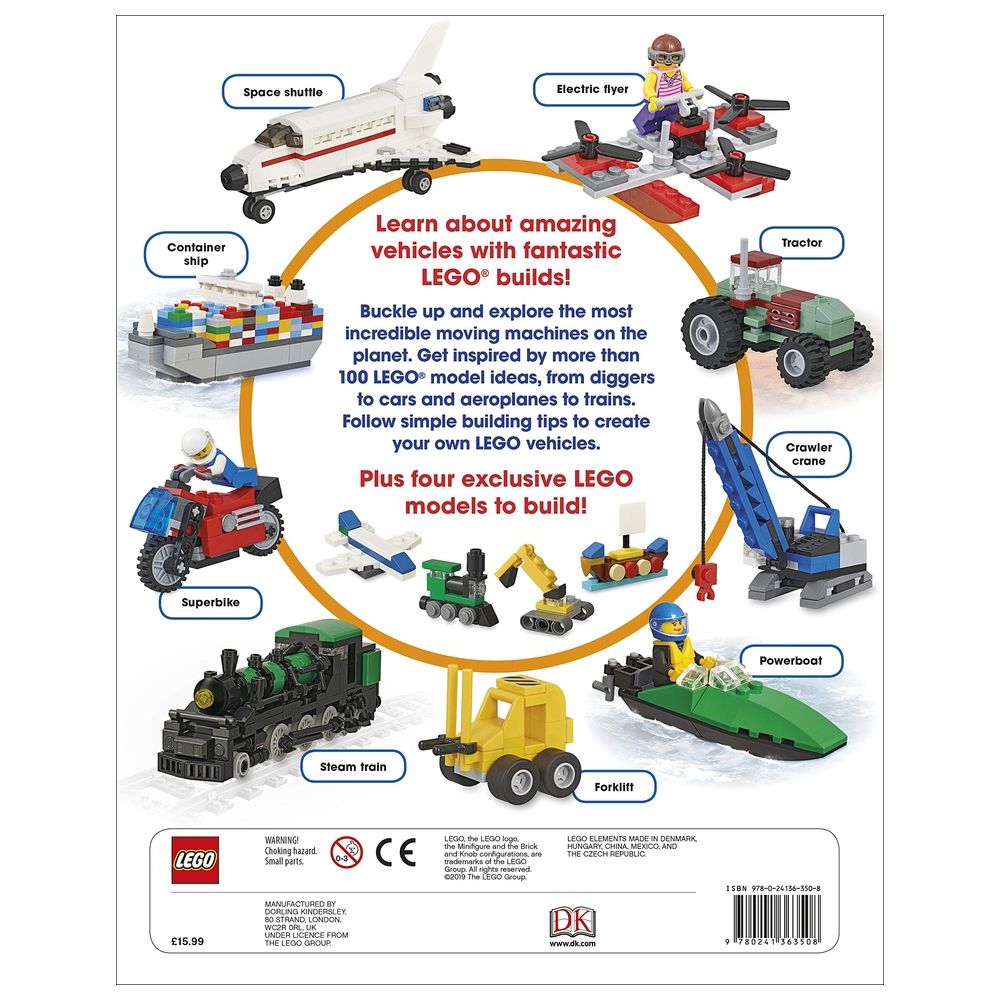 كتاب Lego Amazing Vehicles: Includes Four Exclusive Mini Models