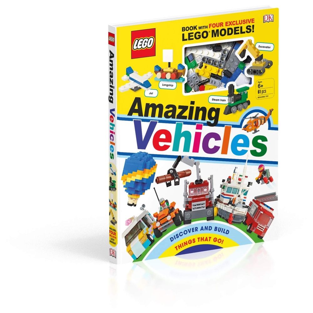 كتاب Lego Amazing Vehicles: Includes Four Exclusive Mini Models