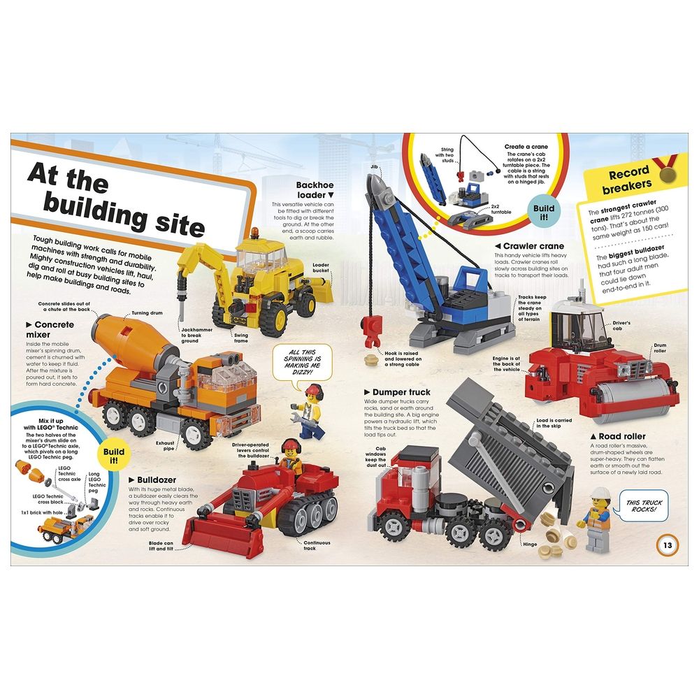 كتاب Lego Amazing Vehicles: Includes Four Exclusive Mini Models