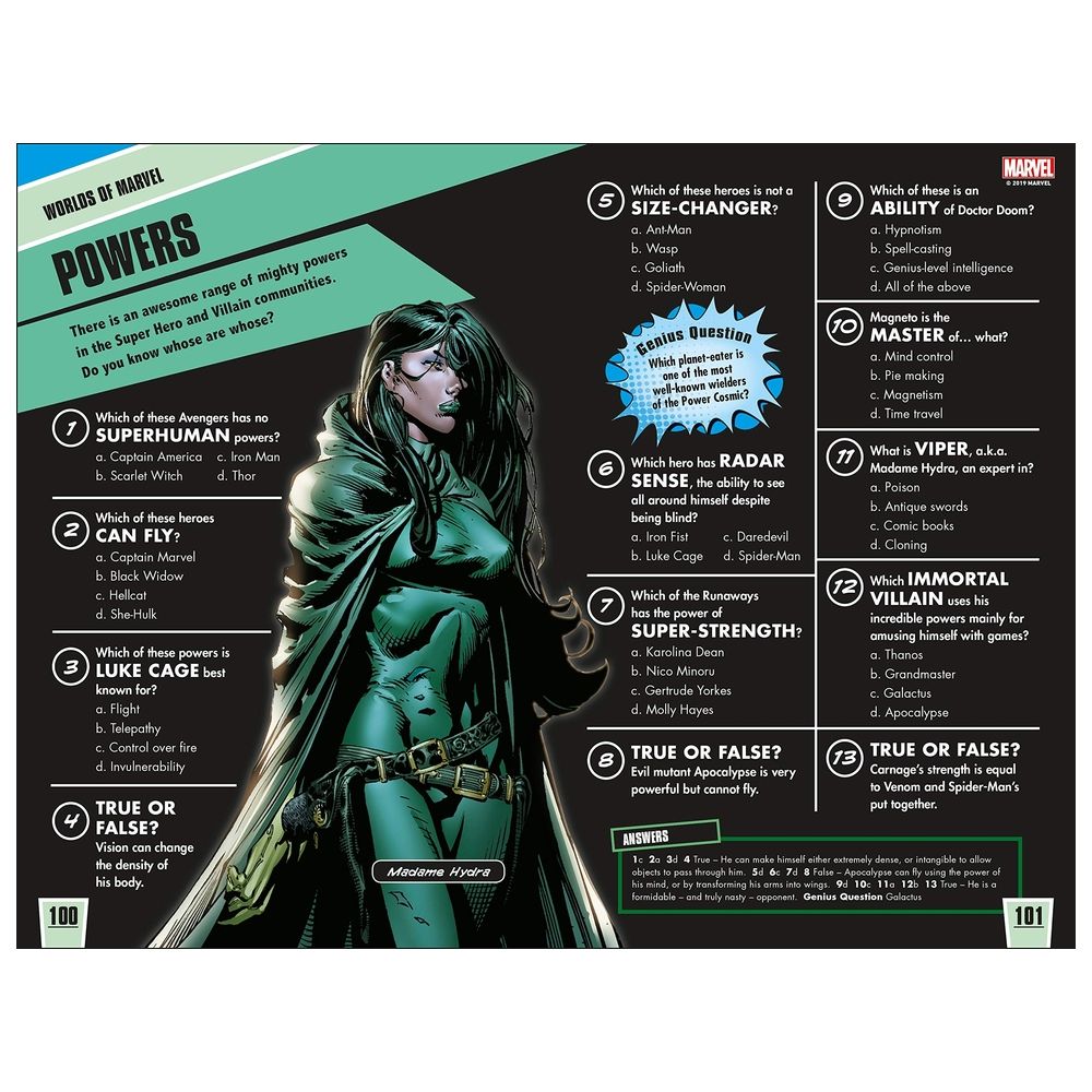 Marvel Ultimate Fact Book: Become A Marvel Expert!