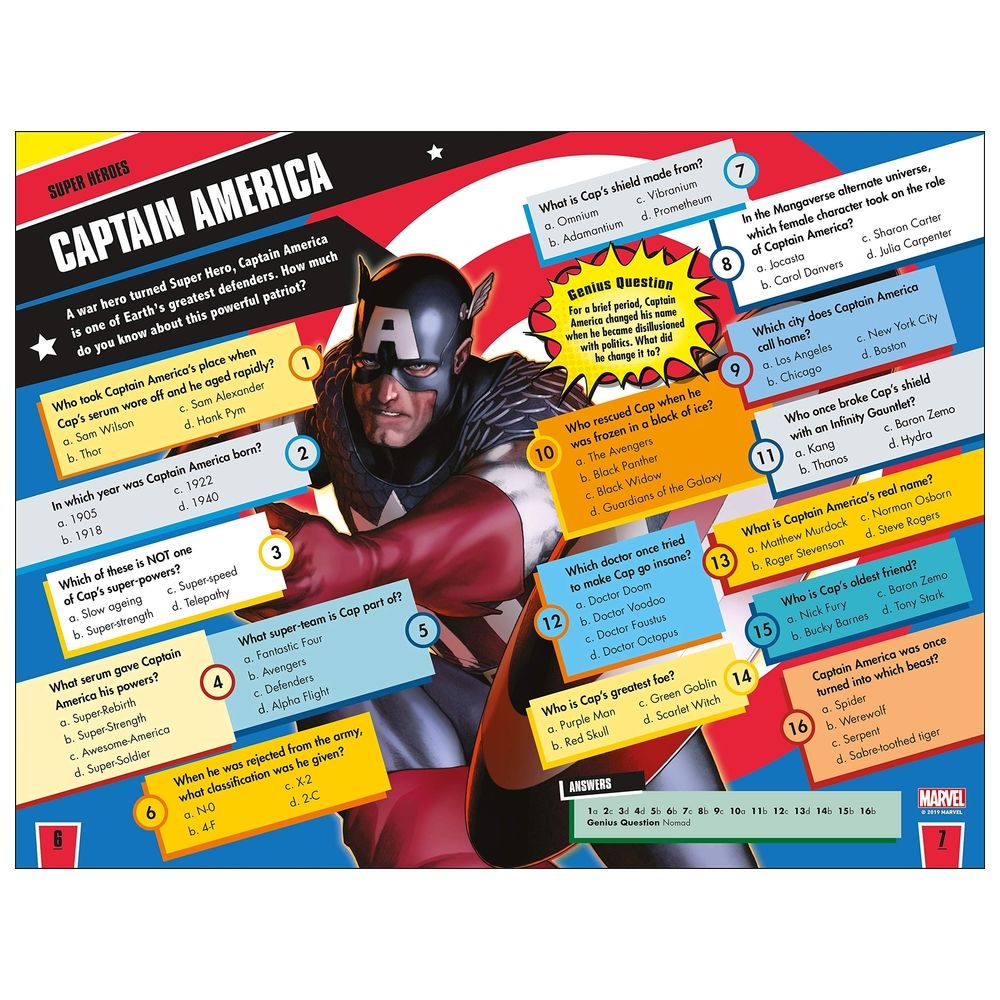 Marvel Ultimate Fact Book: Become A Marvel Expert!