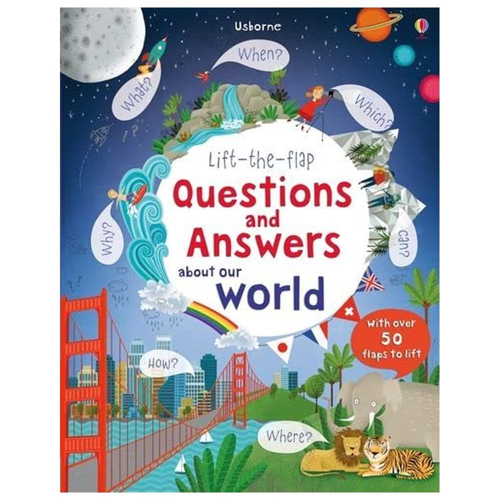  كتاب lift the flap questions and answers about our world