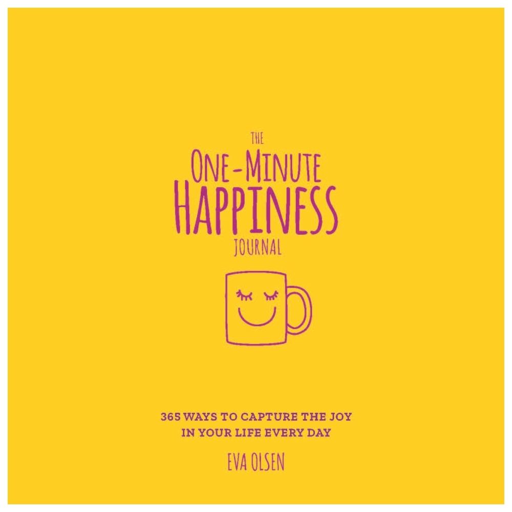  كتاب the one-minute happiness journal: 365 ways to capture the joy in your life every day