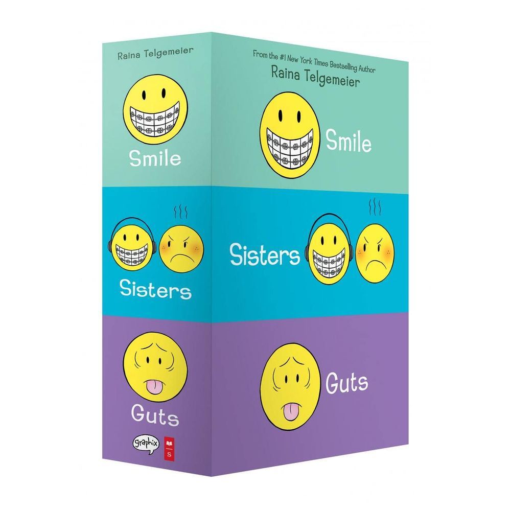 Smile, Sisters, and Guts: The Box Set of 3 Books