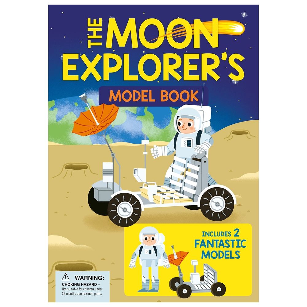  كتاب the moon explorer's model book: includes 2 fantastic models