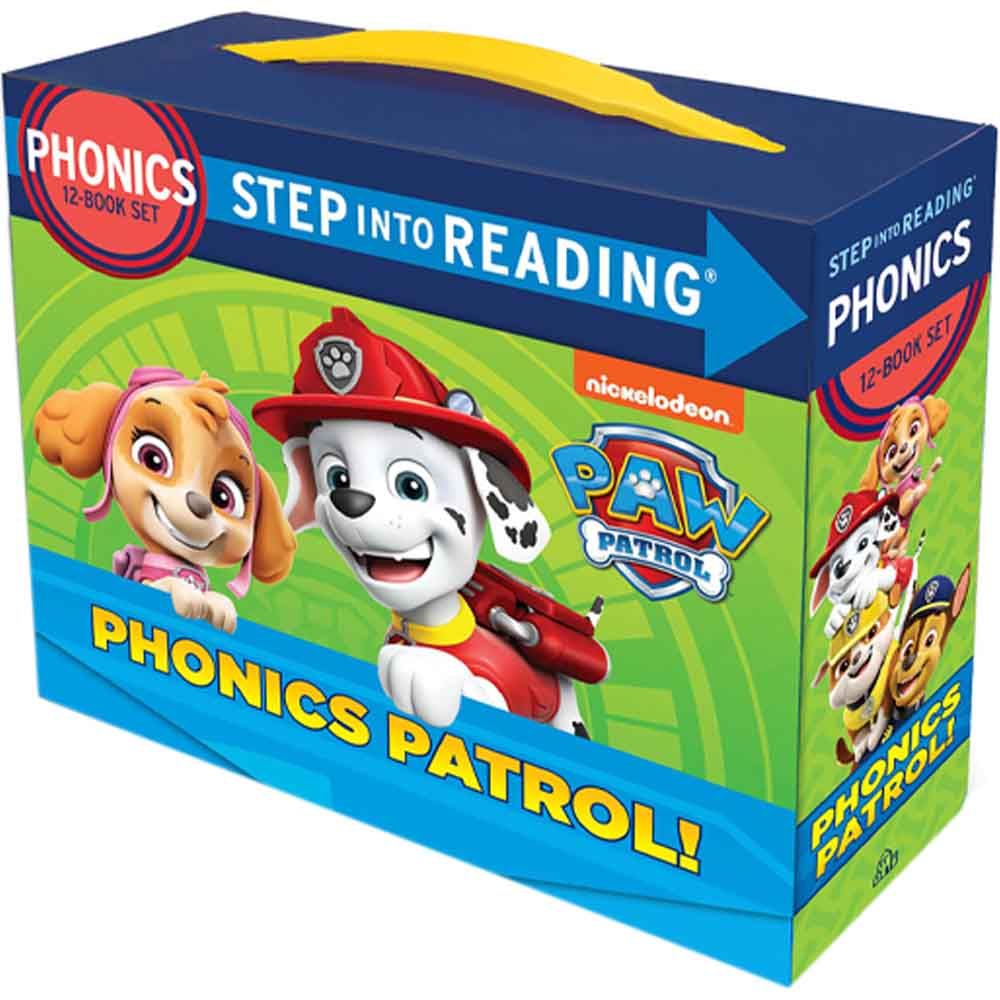  كتاب paw patrol phonics box set of 12 books