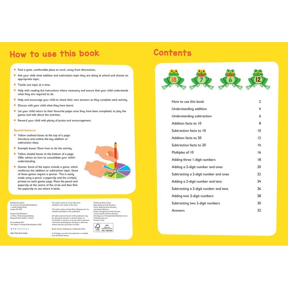 كتاب الأنشطة Addition and Subtraction Ages 5-7