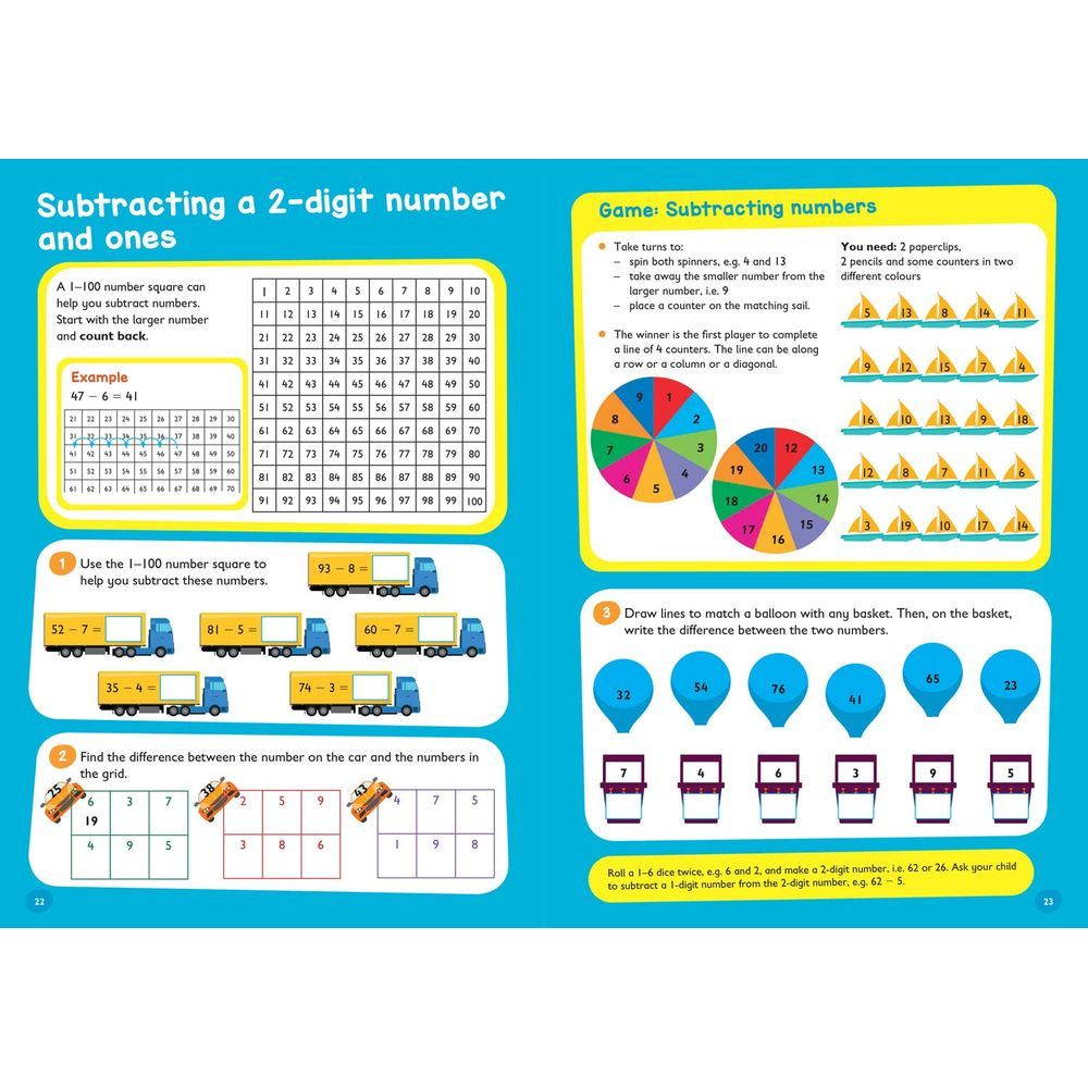 كتاب الأنشطة Addition and Subtraction Ages 5-7