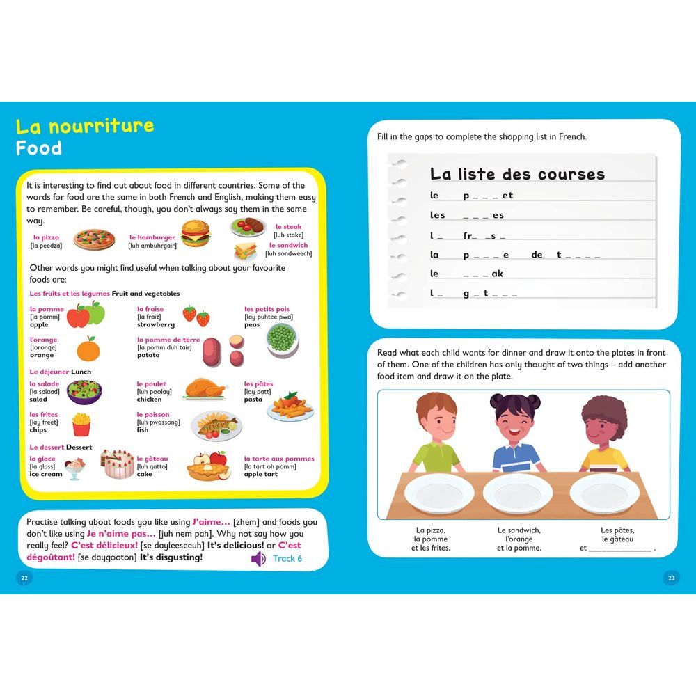 كتاب الأنشطة Collins Easy Learning KS2: French Ages 7-9