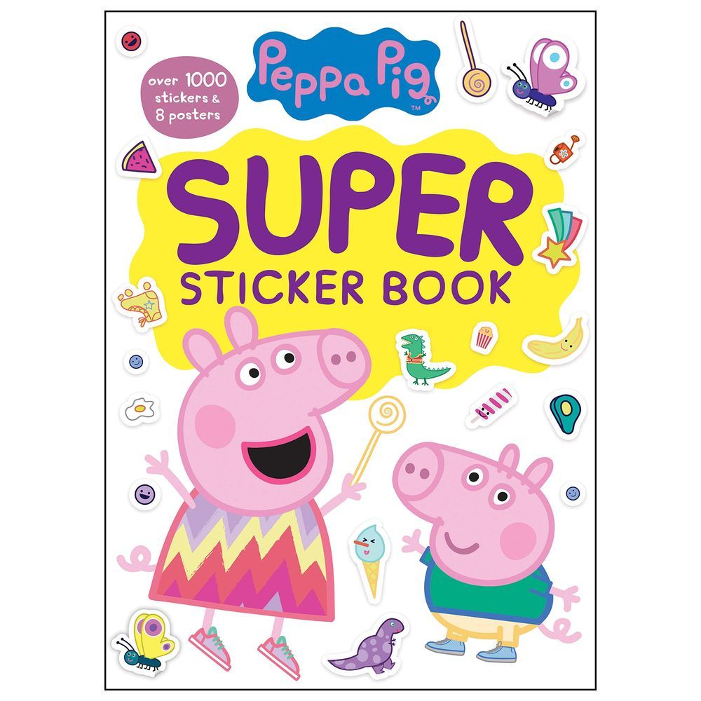  كتاب peppa pig super sticker book