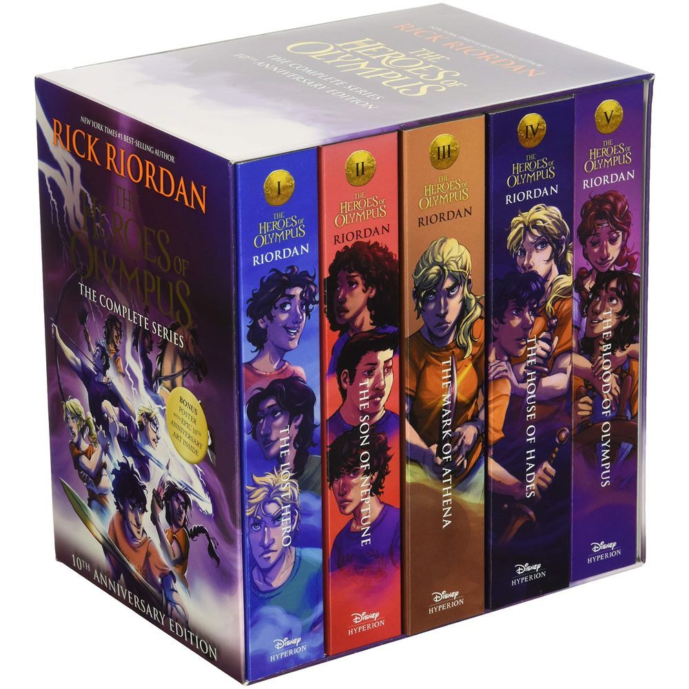  كتاب the heroes of olympus set of 5 books