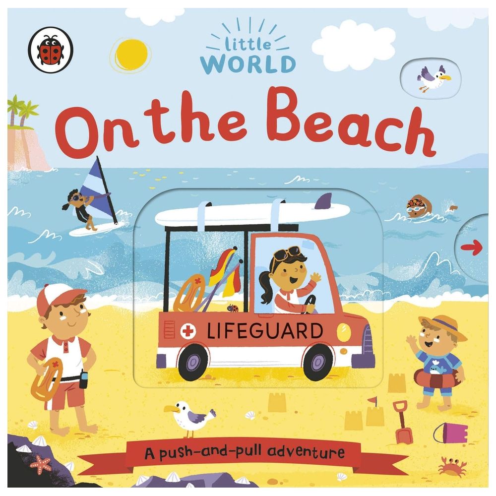  كتاب little world: on the beach: a push-and-pull adventure