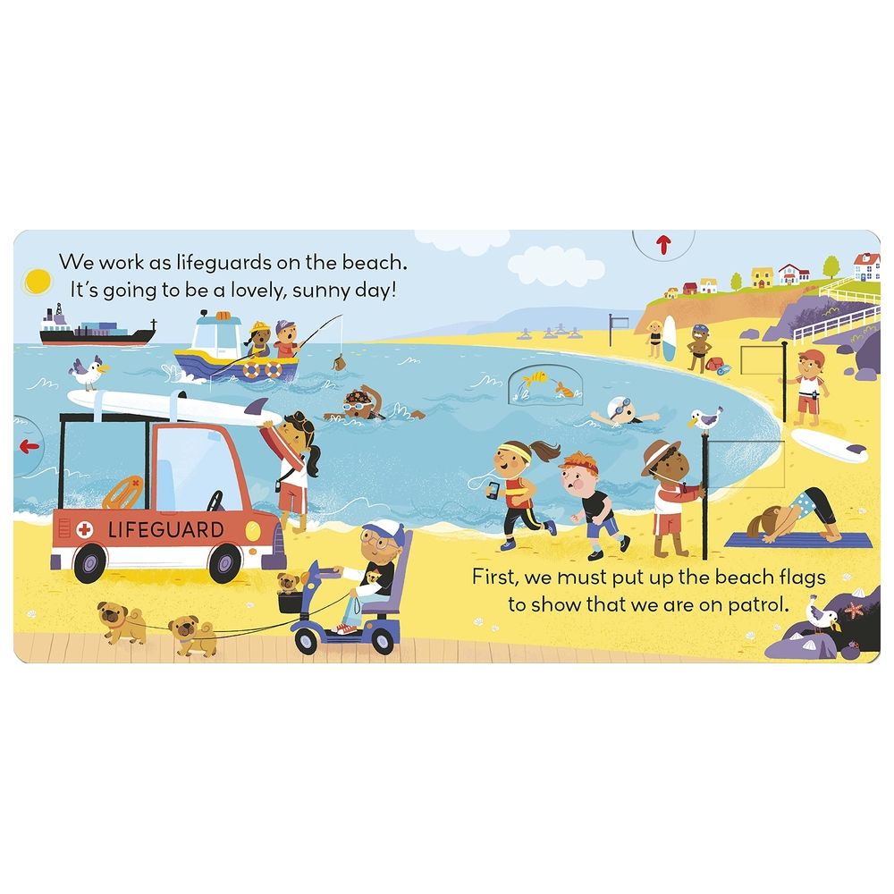  كتاب little world: on the beach: a push-and-pull adventure