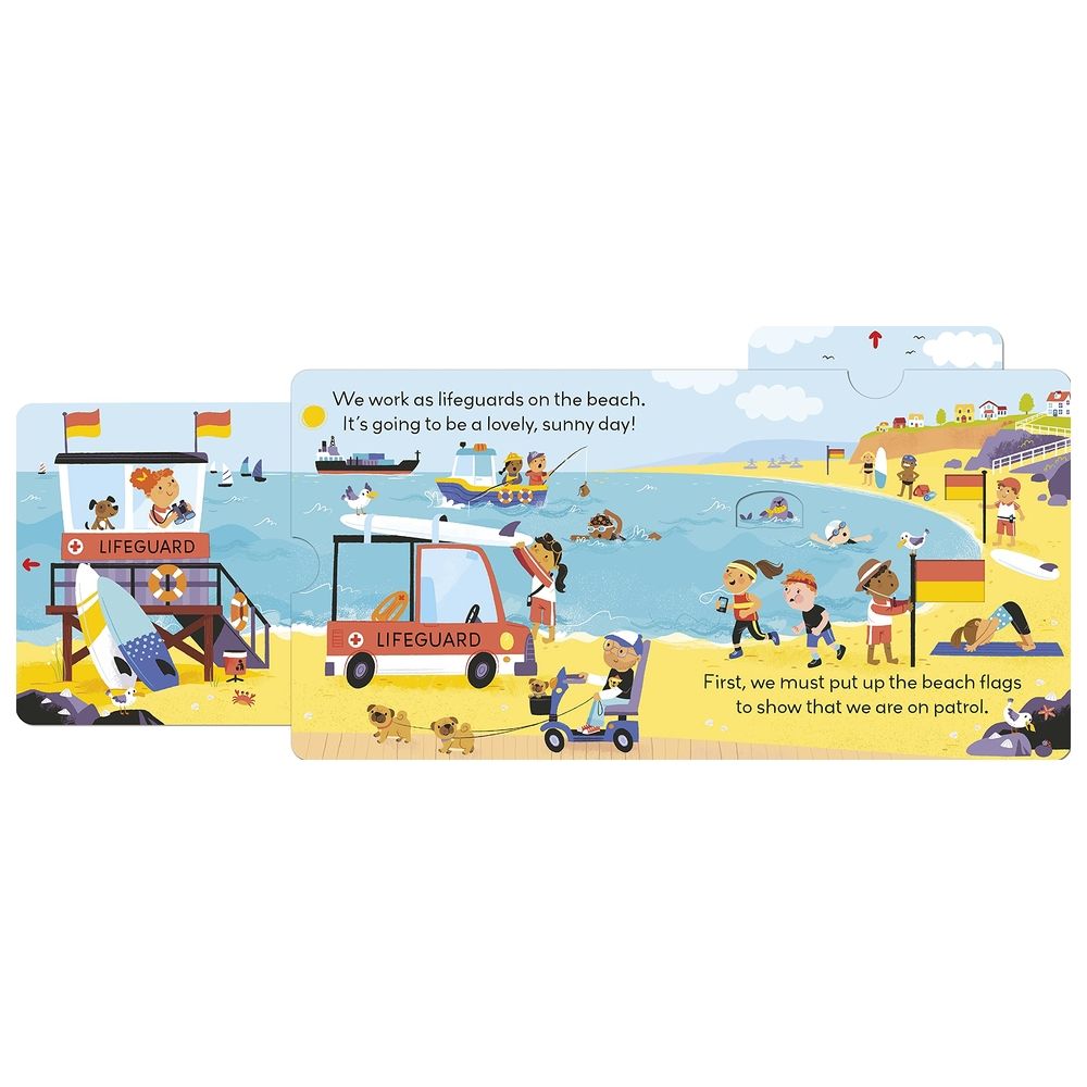  كتاب little world: on the beach: a push-and-pull adventure