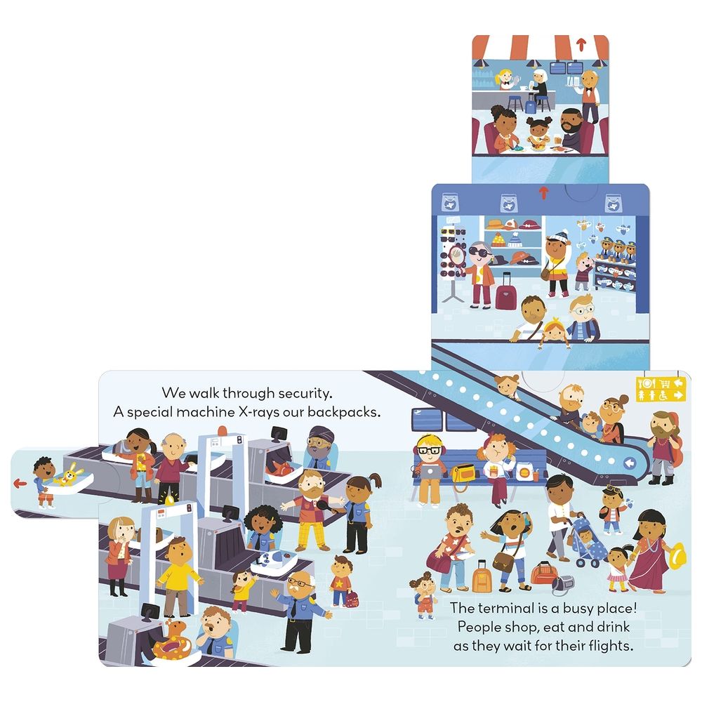 كتاب Little World: At The Airport: A Push-And-Pull Adventure