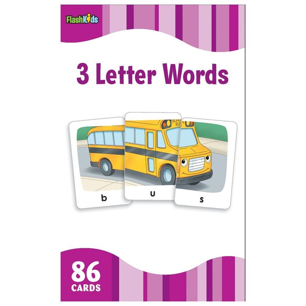  كتاب 3 letter words: flash kids flash cards