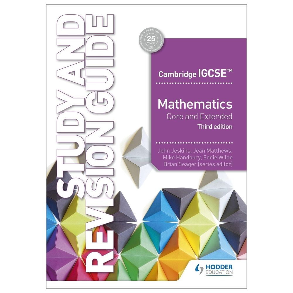  كتاب cambridge igcse mathematics core and extended study and revision guide 3rd edition