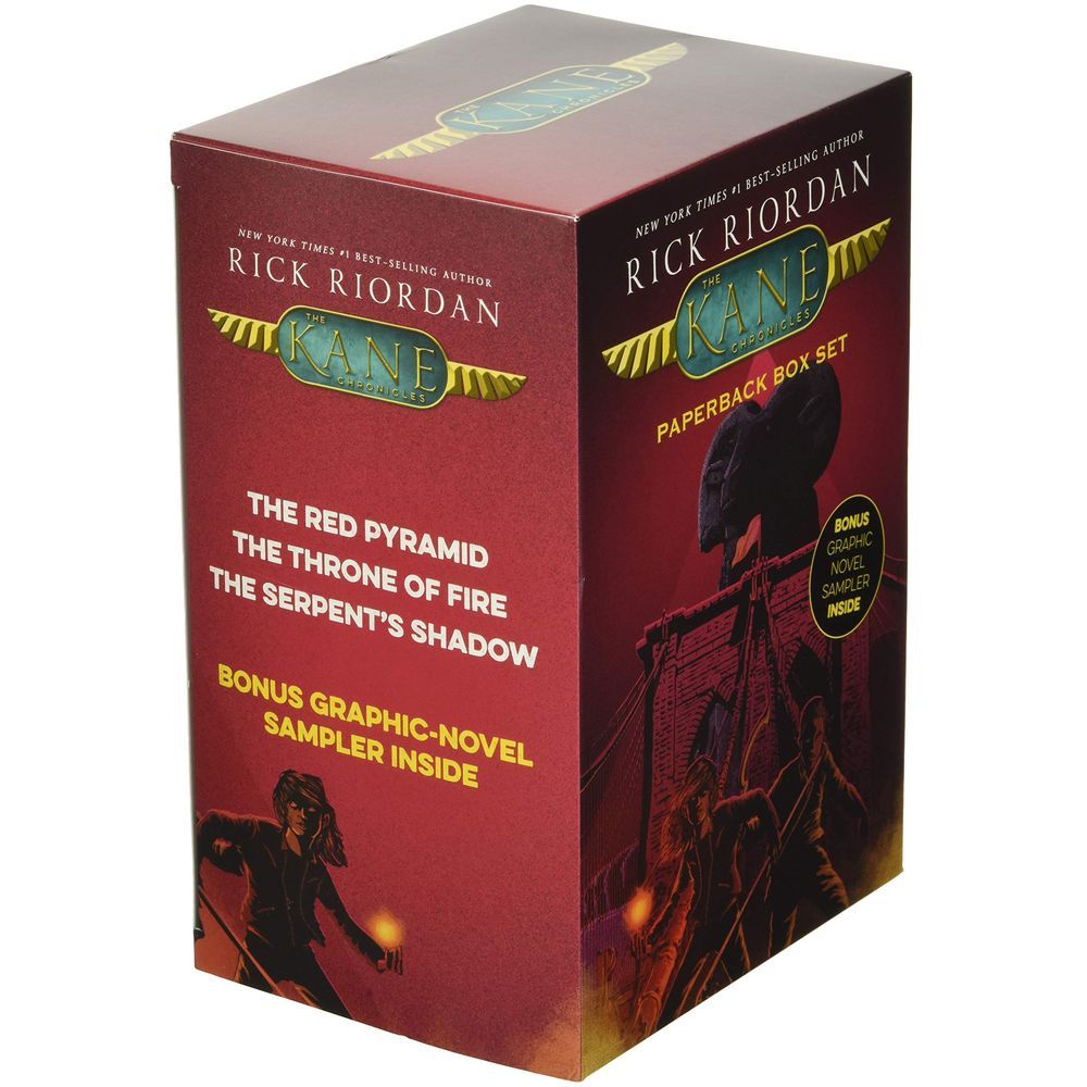  كتاب the kane chronicles, paperback box set of 3 books