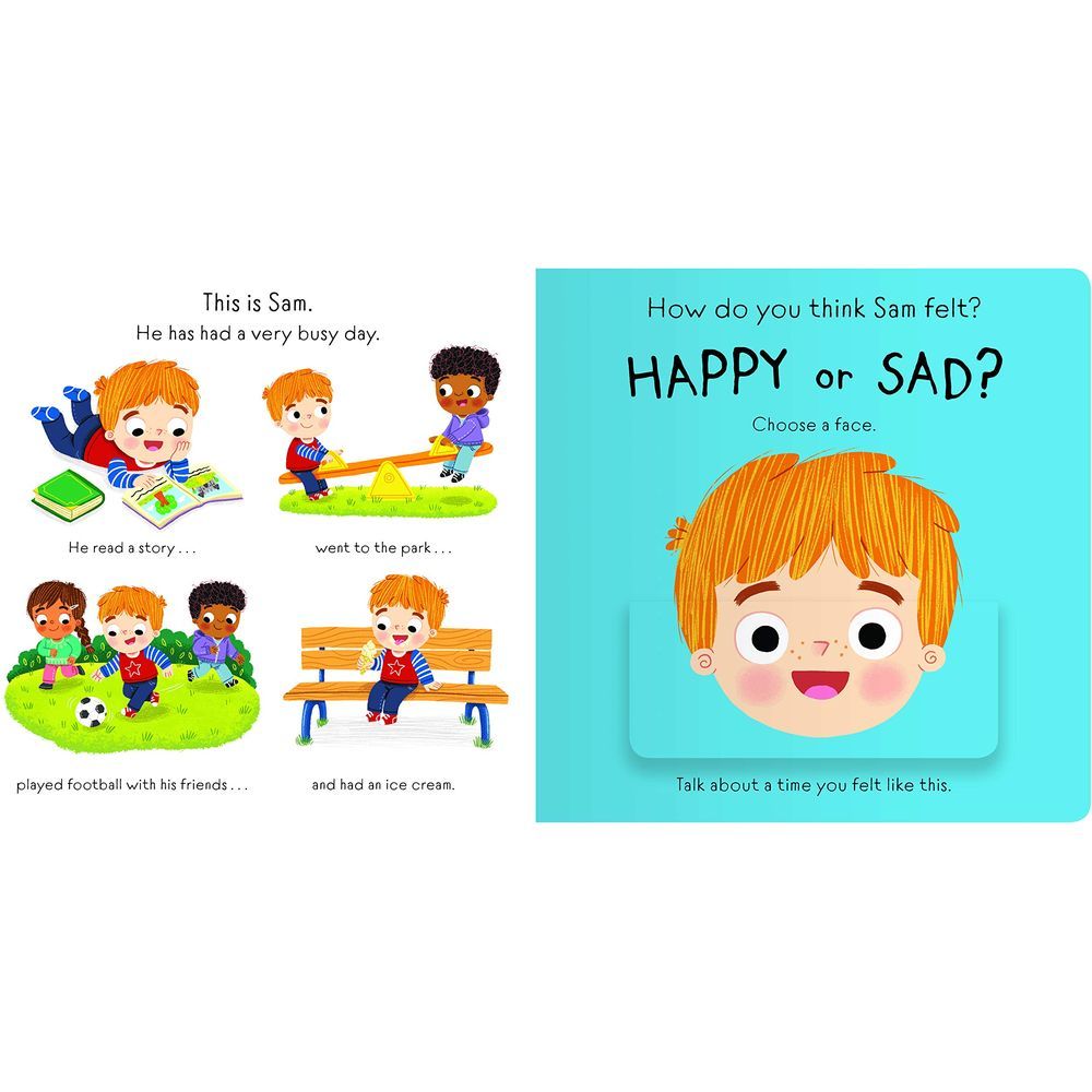 كتاب بطيات للفتح Find Out About: Feelings: A Lift-The-Flap Book Of Emotions