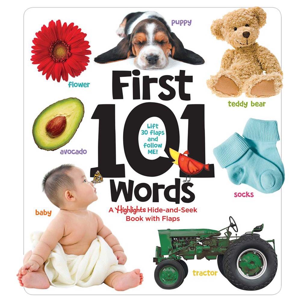  كتاب first 101 words: a highlights hide-and-seek book with flaps