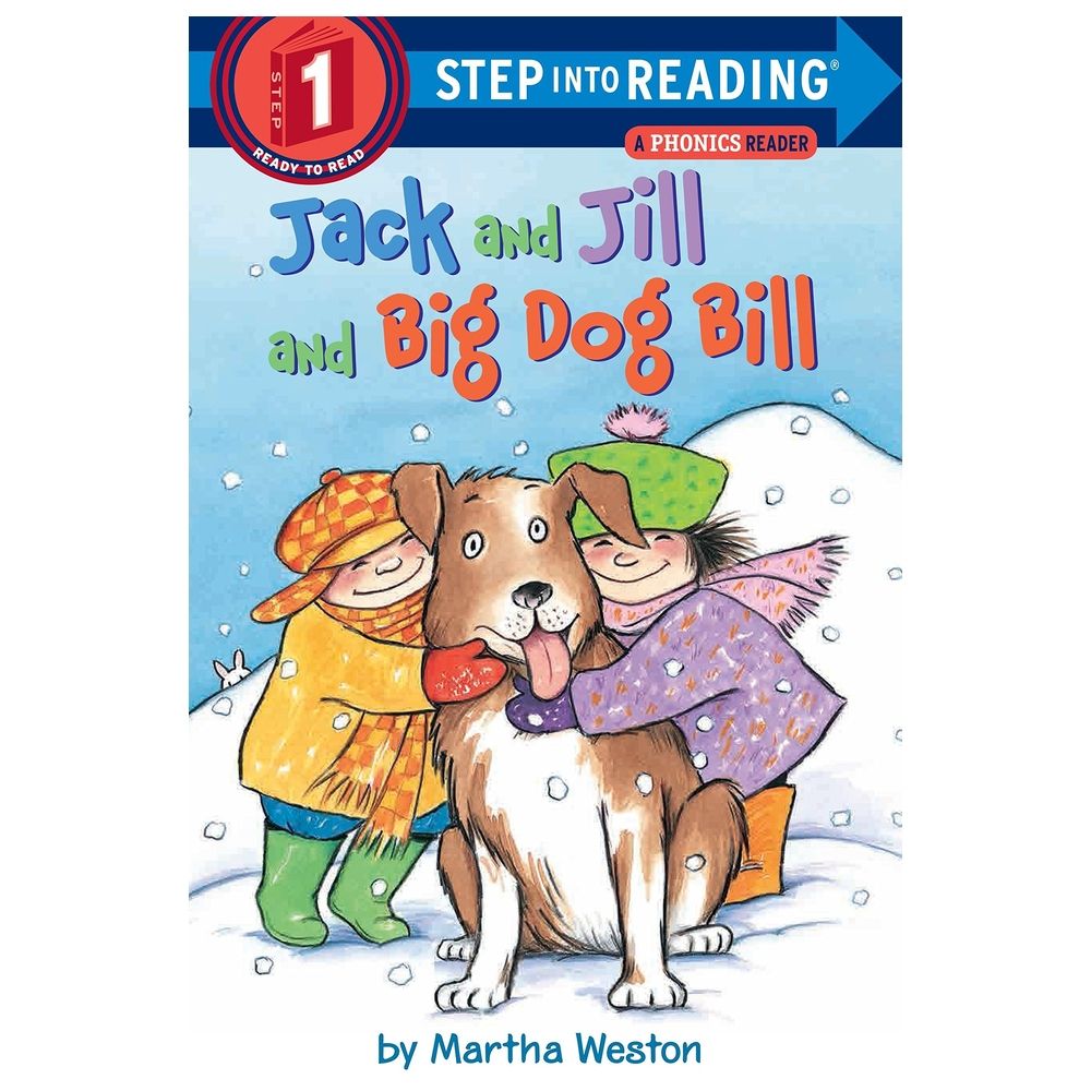  كتاب jack and jill and dog bill: step into reading 1