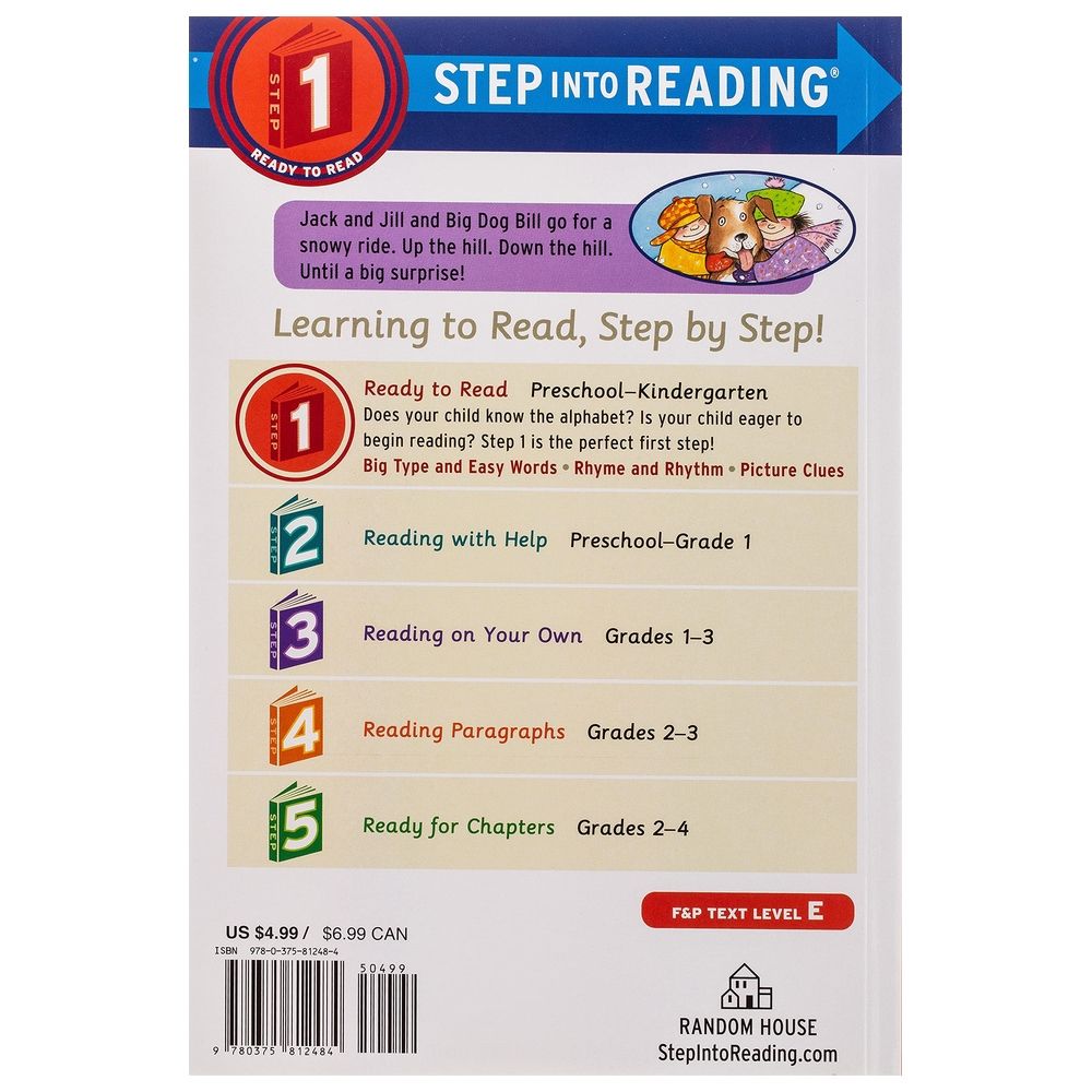  كتاب jack and jill and dog bill: step into reading 1