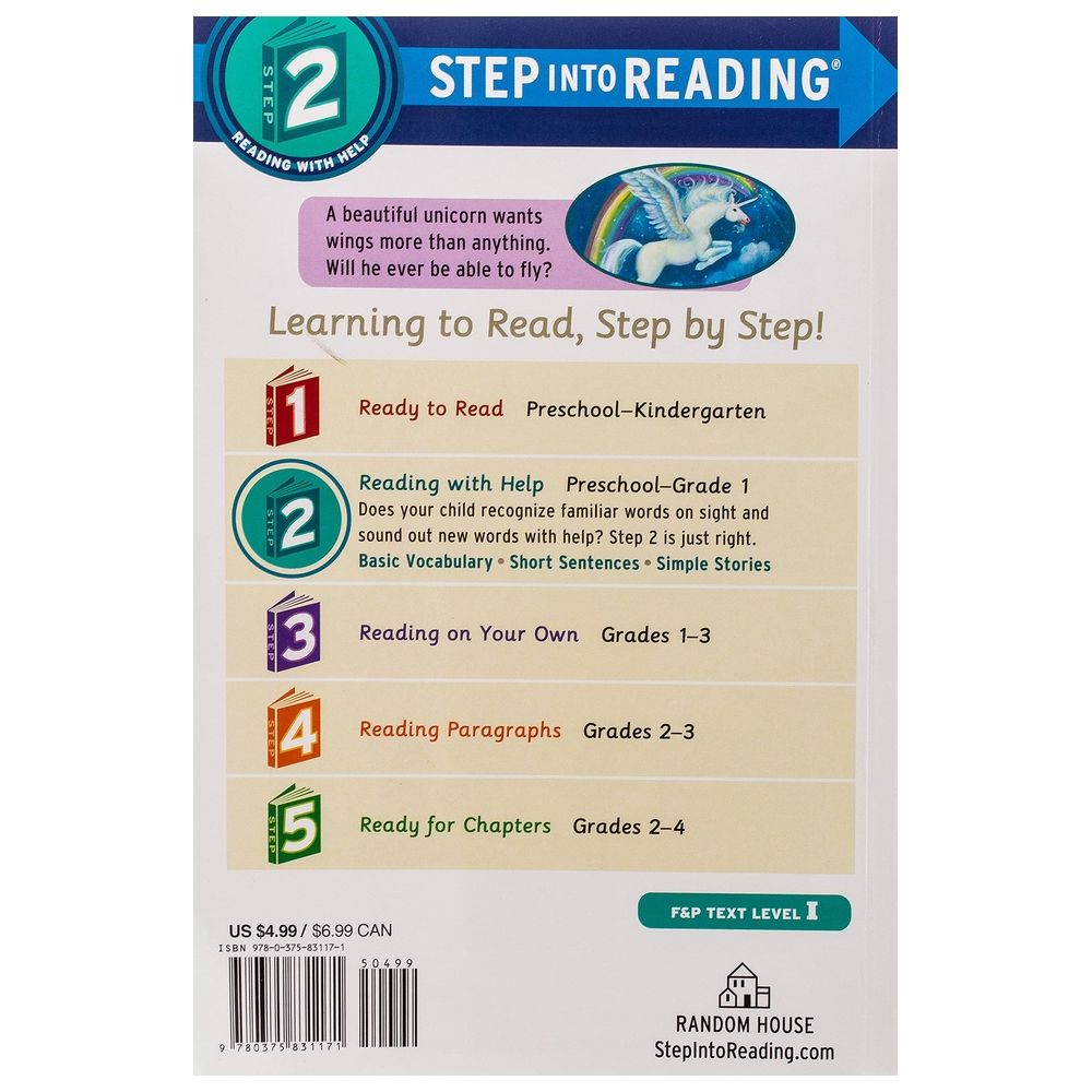 Unicorn Wings: Step Into Reading 2