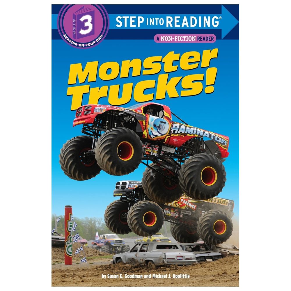  كتاب monster trucks! step into reading 3