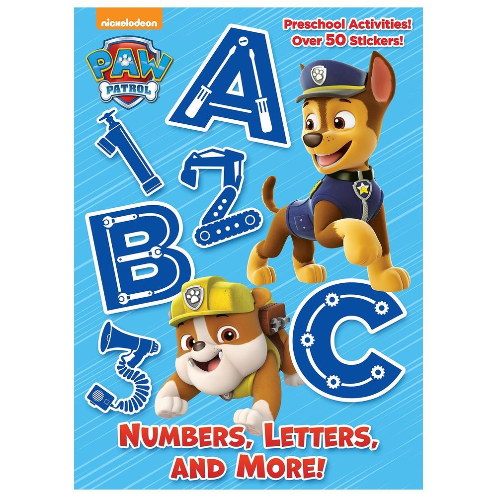  كتاب paw patrol: numbers, letters, and more!