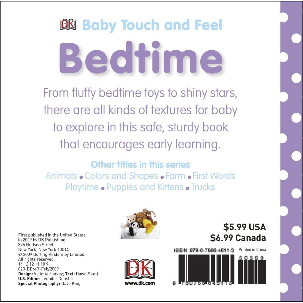 Baby Touch and Feel: Bedtime