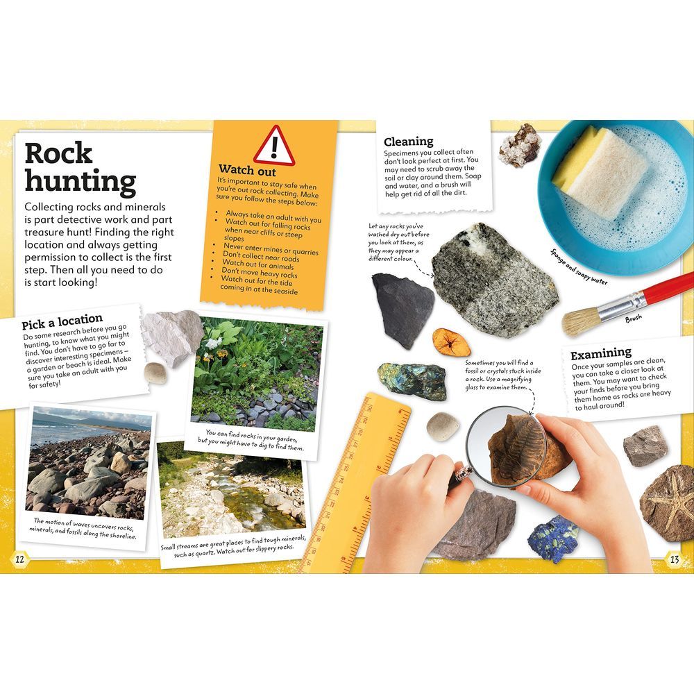 كتاب My Book of Rocks and Minerals, Things to Find, Collect and Treasure