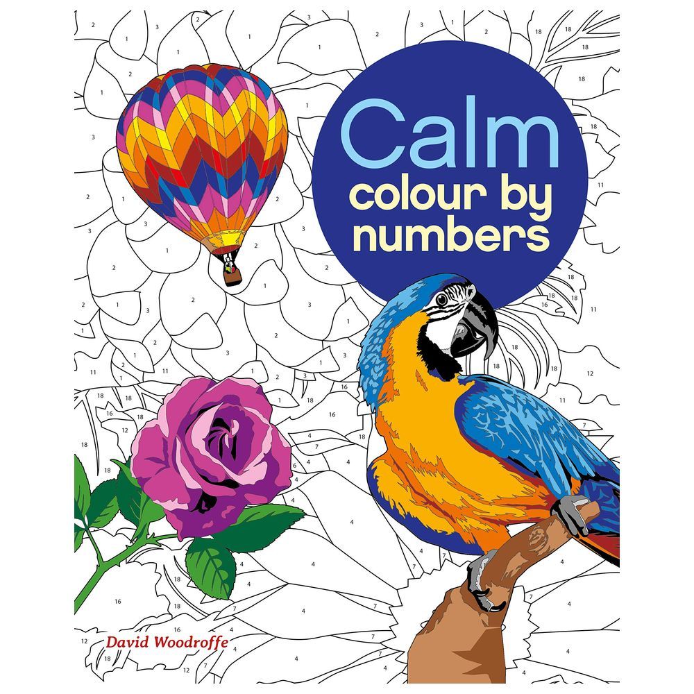  كتاب calm colour by numbers