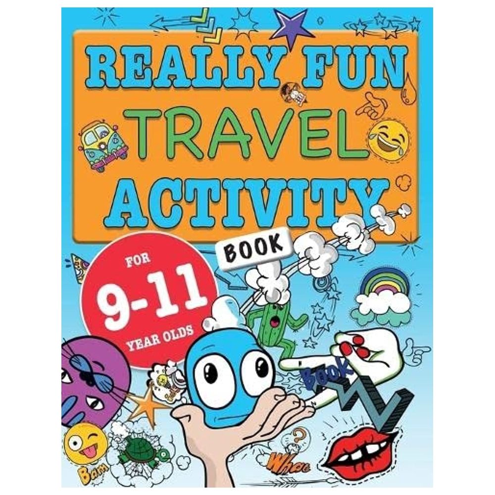  كتاب really fun travel activity book for 9-11 year olds