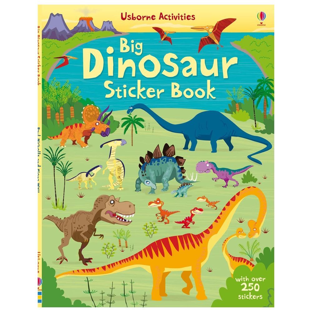  كتاب dinosaurs sticker book