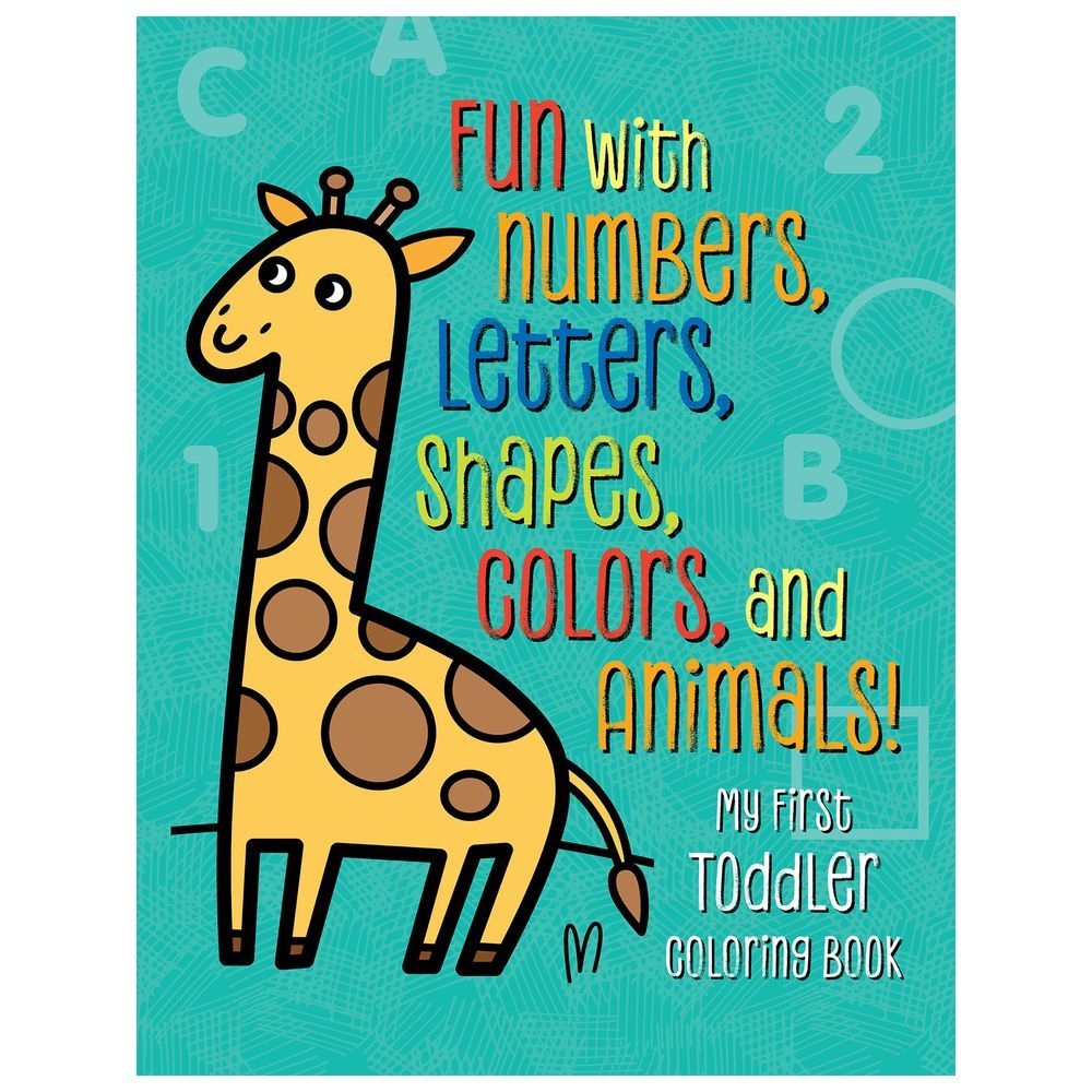  كتاب my first toddler coloring book