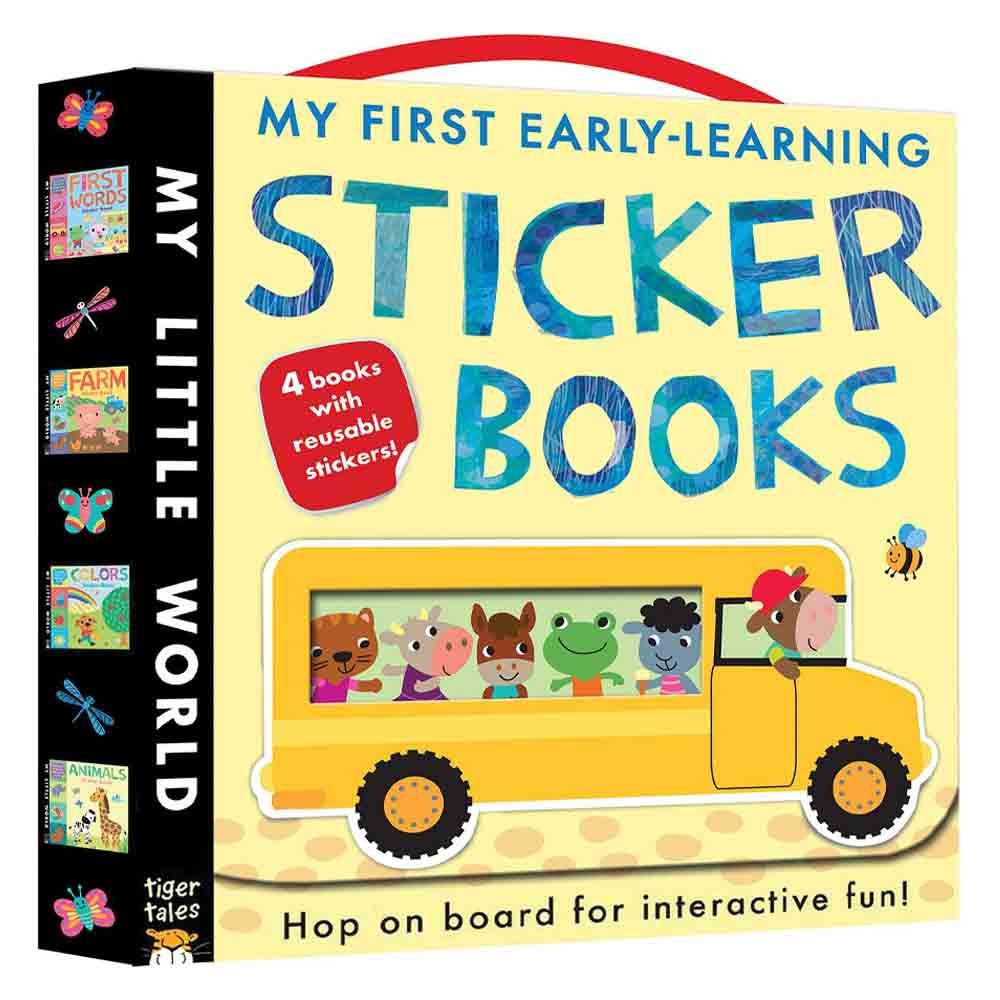 مجموعة كتب ملصقات My First Early-Learning Sticker Books