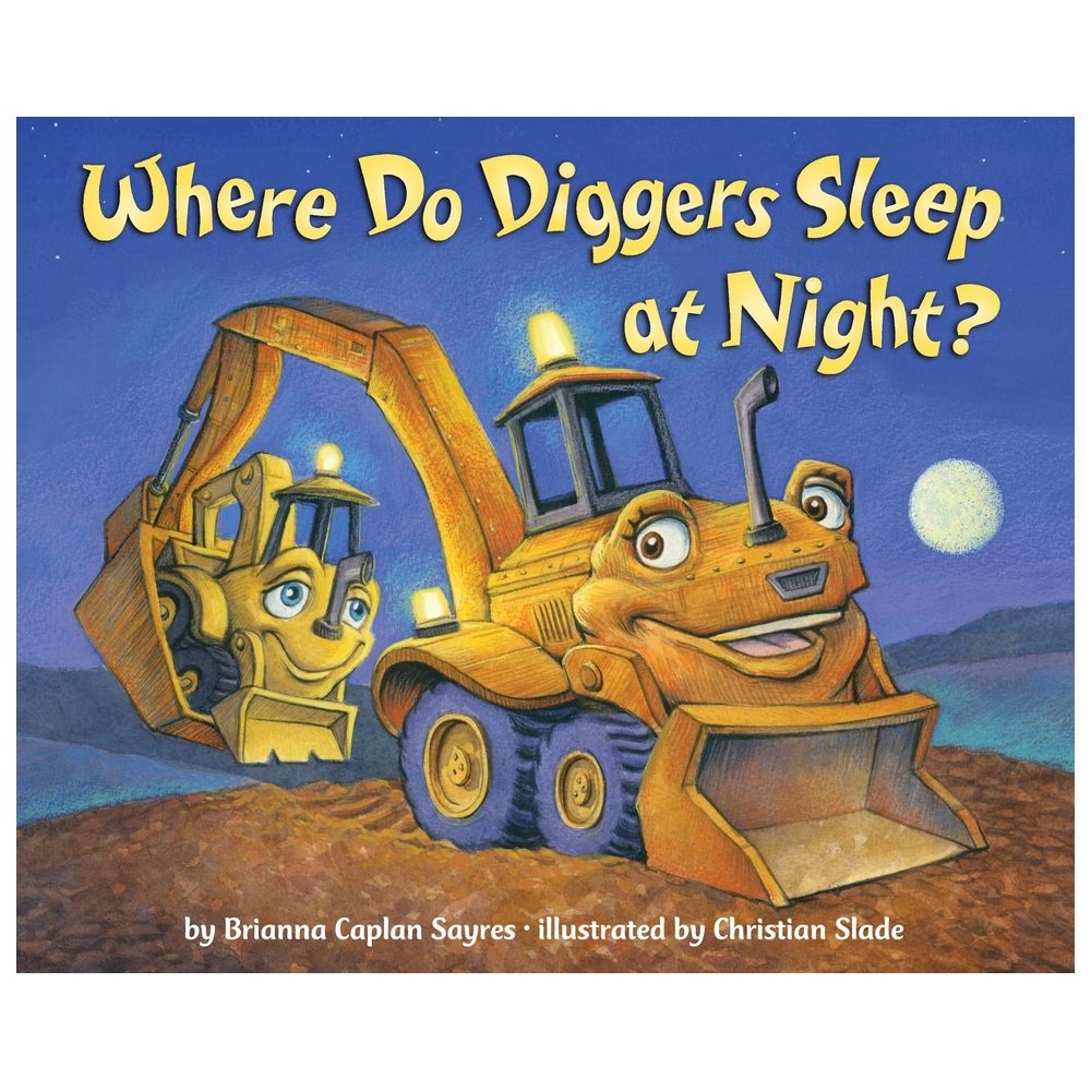  كتاب where do diggers sleep at night? (board book)