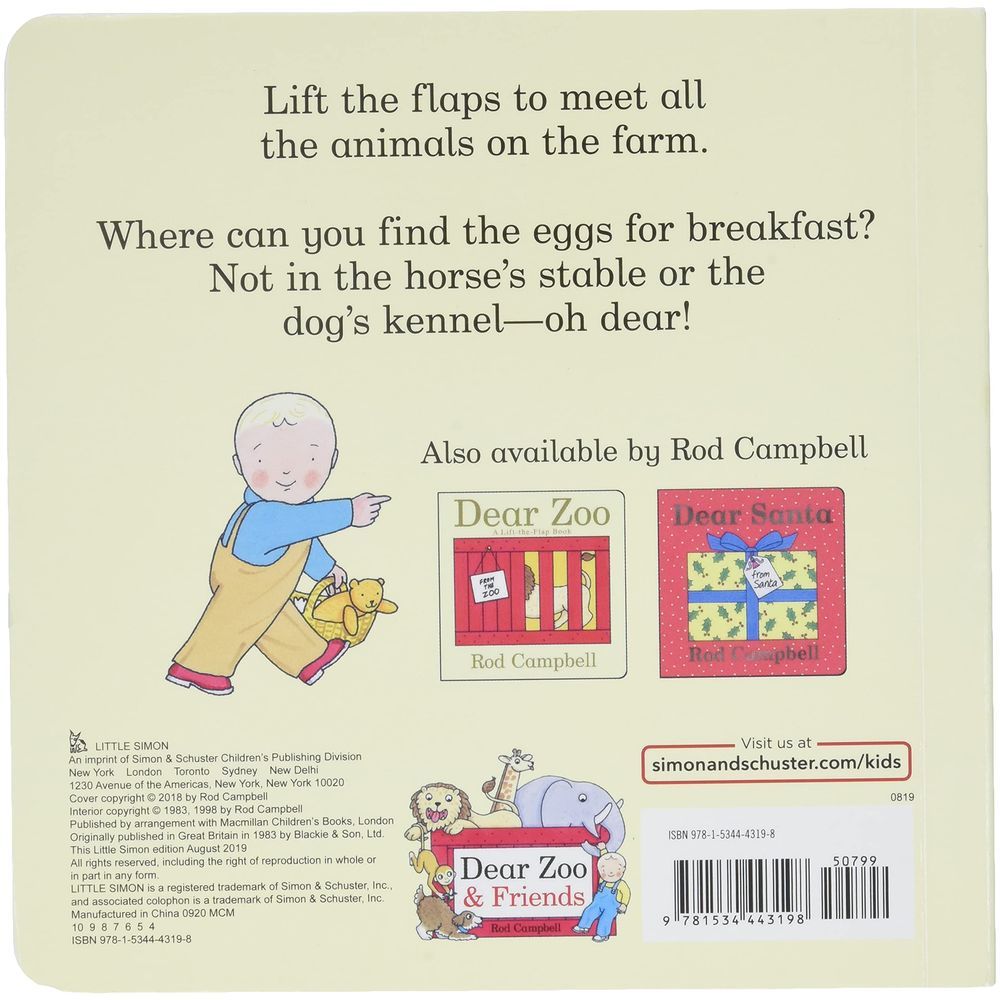  كتاب oh dear!: a farm lift-the-flap book