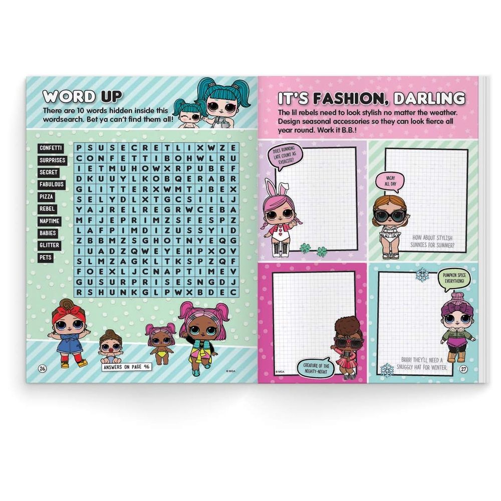 كتاب L.O.L. Surprise Fashion & Puzzle Fun