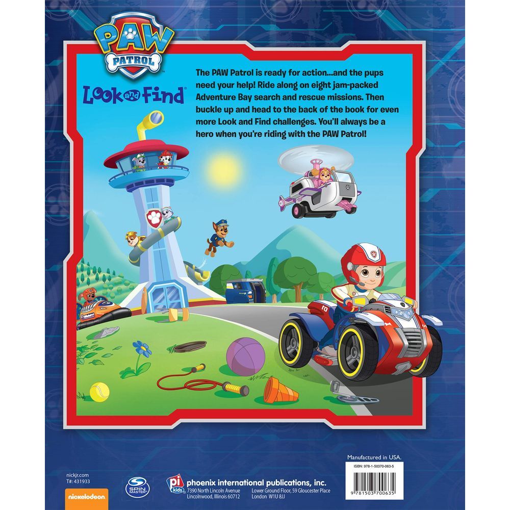 Nickelodeon Paw Patrol Look & Find