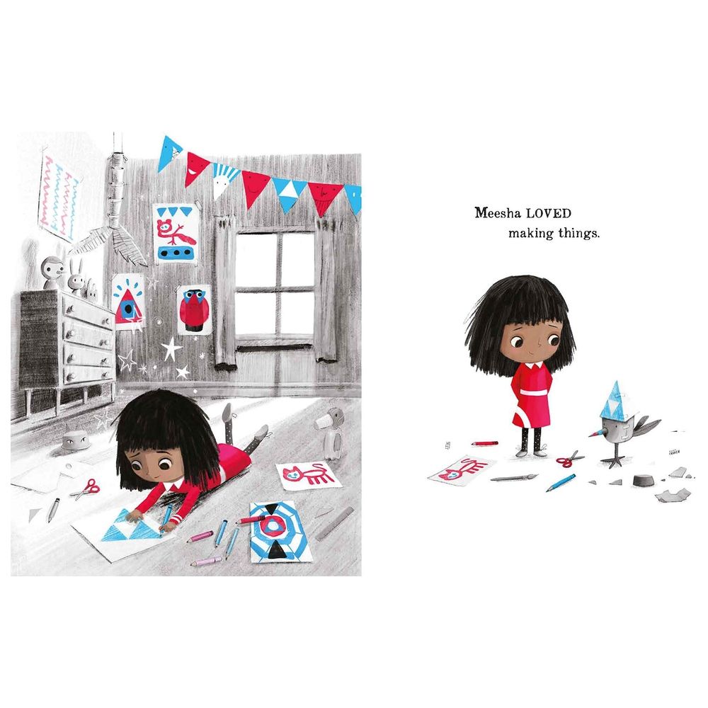  كتاب meesha makes friends: a big bright feelings book