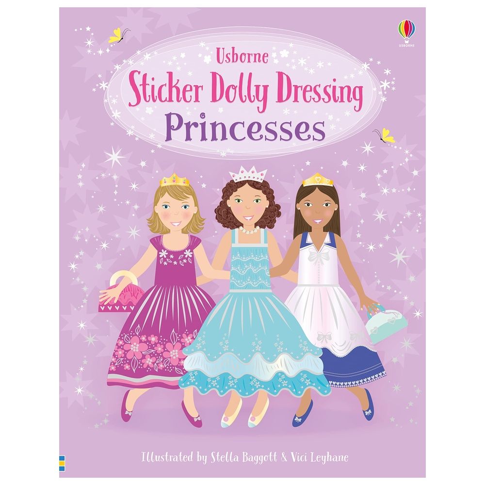  كتاب sticker dolly dressing princesses