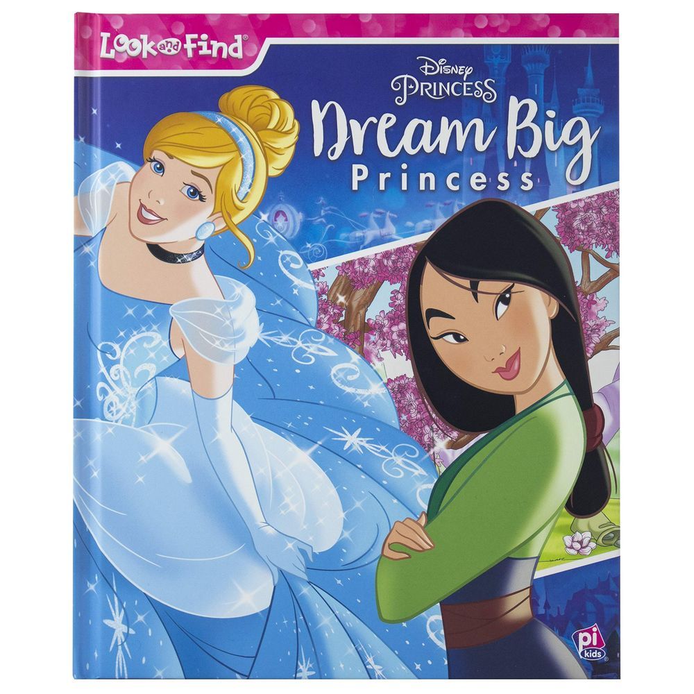  كتاب disney princess dream big look & find