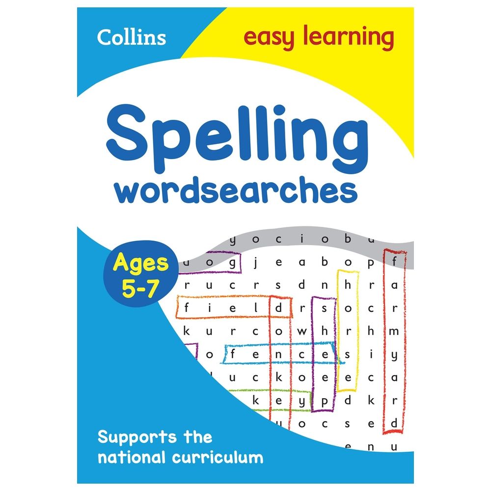 كتاب Collins Easy Learning: Spelling Word Searches Ages 5-7